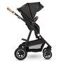 Lionelo - Carucior Amber 3 in 1, Cadru aluminiu, Cu landou intarit si salteluta moale, Scoica auto, Reversibil, Maner ajustabil, Huse pentru picioare, ploaie, Plasa de tantar, Geanta parinti, Pana la 22 kg, EN1888-1,EN1888-2,EN1466,ECE R44/04, Gri inchis - 31