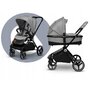 Lionelo - Carucior Mika, 2 in 1, Cadru din aluminiu, Cu landou intarit si salteluta moale, Reversibil, Maner ajustabil, Plasa de tantari, Husa de ploaie, de picioare, 22 kg, Conform cu standardele europene de securitate EN1888-1,EN1888-2, EN1466, Gri - 18