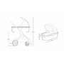Lionelo - Carucior Amber, 2 in 1, Editie Dreamin', Cadru aluminiu, Cu landou intarit si salteluta moale, Reversibil, Maner ajustabil, Huse pentru picioare, ploaie, Plasa de tantari, Geanta parinti, Pana la 22 kg, EN1888-1, EN1888-2, EN1466 - 34
