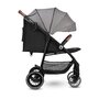 Lionelo - Carucior sport Alexia, 6 luni+, Cu geanta pentru parinti, Amortizoare, Suport pentru biberon/pahar, Plasa de tantari, Saculet de picioare, Cu UPF50+, Cadru din aluminiu, 0- 15 kg, Conform cu standardul european de securitate EN1888-1, Gri - 3