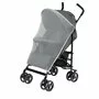 Carucior sport, Lionelo, Elia, Cu plasa de tantari, Suport de picioare reglabil, Spatar ajustabil in 4 pozitii, Capotina XXL, Pliere tip umbrela, Capacitate 15 kg, 6 luni+, EN 1888, Gri - 10