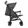 Carucior sport, Lionelo, Elia, Cu plasa de tantari, Suport de picioare reglabil, Spatar ajustabil in 4 pozitii, Capotina XXL, Pliere tip umbrela, Capacitate 15 kg, 6 luni+, EN 1888, Gri - 4