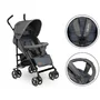 Carucior sport, Lionelo, Elia, Cu plasa de tantari, Suport de picioare reglabil, Spatar ajustabil in 4 pozitii, Capotina XXL, Pliere tip umbrela, Capacitate 15 kg, 6 luni+, EN 1888, Gri - 8