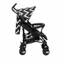 Carucior sport, Lionelo, Elia Oslo, Cu plasa de tantari, Suport de picioare reglabil, Spatar ajustabil in 4 pozitii, Capotina XXL, Pliere tip umbrela, Capacitate 15 kg, 6 luni+, EN 1888, Negru/Alb - 10