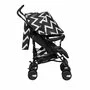 Carucior sport, Lionelo, Elia Oslo, Cu plasa de tantari, Suport de picioare reglabil, Spatar ajustabil in 4 pozitii, Capotina XXL, Pliere tip umbrela, Capacitate 15 kg, 6 luni+, EN 1888, Negru/Alb - 7