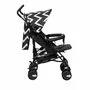 Carucior sport, Lionelo, Elia Oslo, Cu plasa de tantari, Suport de picioare reglabil, Spatar ajustabil in 4 pozitii, Capotina XXL, Pliere tip umbrela, Capacitate 15 kg, 6 luni+, EN 1888, Negru/Alb - 6