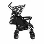 Carucior sport, Lionelo, Elia Oslo, Cu plasa de tantari, Suport de picioare reglabil, Spatar ajustabil in 4 pozitii, Capotina XXL, Pliere tip umbrela, Capacitate 15 kg, 6 luni+, EN 1888, Negru/Alb - 5