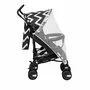 Carucior sport, Lionelo, Elia Oslo, Cu plasa de tantari, Suport de picioare reglabil, Spatar ajustabil in 4 pozitii, Capotina XXL, Pliere tip umbrela, Capacitate 15 kg, 6 luni+, EN 1888, Negru/Alb - 9