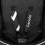 Carucior sport, Lionelo, Elia Oslo, Cu plasa de tantari, Suport de picioare reglabil, Spatar ajustabil in 4 pozitii, Capotina XXL, Pliere tip umbrela, Capacitate 15 kg, 6 luni+, EN 1888, Negru/Alb - 16