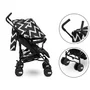 Carucior sport, Lionelo, Elia Oslo, Cu plasa de tantari, Suport de picioare reglabil, Spatar ajustabil in 4 pozitii, Capotina XXL, Pliere tip umbrela, Capacitate 15 kg, 6 luni+, EN 1888, Negru/Alb - 11