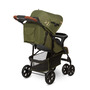 Lionelo - Carucior sport Emma Plus, Cu tavita, 2 Suporturi pentru pahar, Geanta accesorii, Conform cu standardul european de securitate EN1888-1, Forest Green - 8