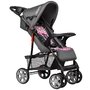Lionelo - Carucior sport Emma Plus, Cu tavita, 2 Suporturi pentru pahar, Geanta accesorii, Conform cu standardul european de securitate EN1888-1, Pink Scandi - 4