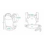 Lionelo - Marsupiu ergonomic Margareet, Cu 3 pozitii de transport, Pana la 20 Kg, Cu gluga, Aprobat de Institutul International de Displazie de Sold, Conform cu standardul european de securitate CEN TR 16512, Q Essence - 13