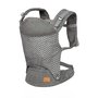 Lionelo - Marsupiu ergonomic Margareet, Cu 3 pozitii de transport, Cu gluga, Pana la 20 Kg, Aprobat de Institutul International de Displazie de Sold, Conform cu standardul european de securitate CEN TR 16512, Wave