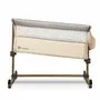 Patut co-sleeper, Lionelo, Leonie, Cu sistem de leganare, Cu setare unghiulara, Reglabil in 5 pozitii pe inaltime, Conform cu standardele europeane de securitate EN1130 si EN16890, Beige Sand - 11