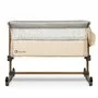 Patut co-sleeper, Lionelo, Leonie, Cu sistem de leganare, Cu setare unghiulara, Reglabil in 5 pozitii pe inaltime, Conform cu standardele europeane de securitate EN1130 si EN16890, Beige Sand - 12