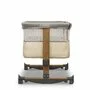 Patut co-sleeper, Lionelo, Leonie, Cu sistem de leganare, Cu setare unghiulara, Reglabil in 5 pozitii pe inaltime, Conform cu standardele europeane de securitate EN1130 si EN16890, Beige Sand - 17