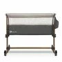 Patut co-sleeper, Lionelo, Leonie, Cu sistem de leganare, Cu setare unghiulara, Reglabil in 5 pozitii pe inaltime, Conform cu standardele europeane de securitate EN1130 si EN16890, Grey Stone - 11