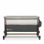 Patut co-sleeper, Lionelo, Leonie, Cu sistem de leganare, Cu setare unghiulara, Reglabil in 5 pozitii pe inaltime, Conform cu standardele europeane de securitate EN1130 si EN16890, Grey Stone - 14