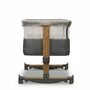 Patut co-sleeper, Lionelo, Leonie, Cu sistem de leganare, Cu setare unghiulara, Reglabil in 5 pozitii pe inaltime, Conform cu standardele europeane de securitate EN1130 si EN16890, Grey Stone - 18