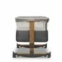 Patut co-sleeper, Lionelo, Leonie, Cu sistem de leganare, Cu setare unghiulara, Reglabil in 5 pozitii pe inaltime, Conform cu standardele europeane de securitate EN1130 si EN16890, Grey Stone - 20