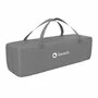 Patut pliant, Lionelo, Stefi, Cu un nivel, Cu intrare laterala cu fermoar, 2 roti, 120x60 cm, Conform cu standardul european de securitate EN 716, Grey - 17