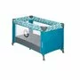 Patut pliant, Lionelo, Stefi, Cu un nivel, Cu intrare laterala cu fermoar, 2 roti, 120x60 cm, Conform cu standardul european de securitate EN 716, Turquoise - 8