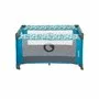 Patut pliant, Lionelo, Stefi, Cu un nivel, Cu intrare laterala cu fermoar, 2 roti, 120x60 cm, Conform cu standardul european de securitate EN 716, Turquoise - 9