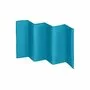 Patut pliant, Lionelo, Stefi, Cu un nivel, Cu intrare laterala cu fermoar, 2 roti, 120x60 cm, Conform cu standardul european de securitate EN 716, Turquoise - 14