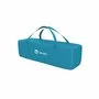 Patut pliant, Lionelo, Stefi, Cu un nivel, Cu intrare laterala cu fermoar, 2 roti, 120x60 cm, Conform cu standardul european de securitate EN 716, Turquoise - 15