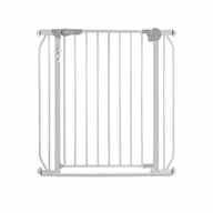 Poarta de siguranta, Lionelo, Truus Slim Led, Prin presiune, Cu lumina Led cu senzor, 105 cm, Conform cu standardul european de securitate EN1930, Gri