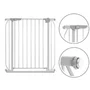 Poarta de siguranta, Lionelo, Truus Slim, Prin presiune, 105 cm, Conform cu standardul european de securitate EN1930, Gri - 7
