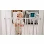 Poarta de siguranta, Lionelo, Truus Slim, Prin presiune, 105 cm, Conform cu standardul europeane de securitate EN1930, Alb - 12