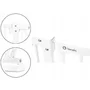 Poarta de siguranta, Lionelo, Truus Slim, Prin presiune, 105 cm, Conform cu standardul europeane de securitate EN1930, Alb - 8