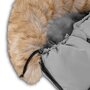 Lionelo - Sac de iarna pentru carucior Frode, 90x45 cm, Impermeabil, Universal, Gri - 11