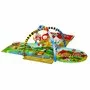 Salteluta  interactiva Lionelo, Agnes, Cu jucarii, Conform cu standardul european de securitate EN71, 142x142x45 cm, Multicolor - 8