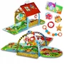 Salteluta  interactiva Lionelo, Agnes, Cu jucarii, Conform cu standardul european de securitate EN71, 142x142x45 cm, Multicolor - 3