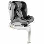 Lionelo - Scaun auto Braam Stone Pozitie de somn, Protectie laterala, Rotire 360 grade, 0-36 Kg, cu Isofix, Conform cu standardul european de securitate ECE R44/04, Gri - 10
