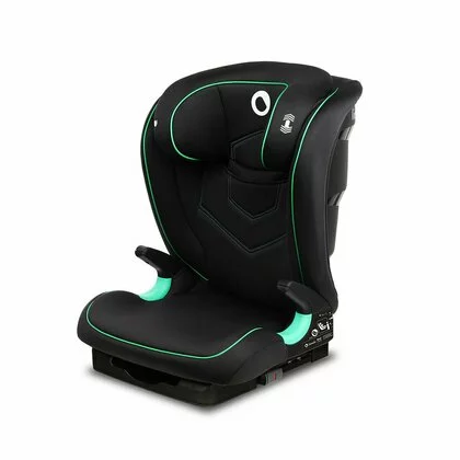 Scaun auto i-Size, Lionelo, Neal, Spatar reglabil in3  pozitii, Tetiera in 14 pozitii, Suport sticla inclus, 15-36 Kg, 100-150 cm, Cu Isofix, Conform ECE R129, Negru
