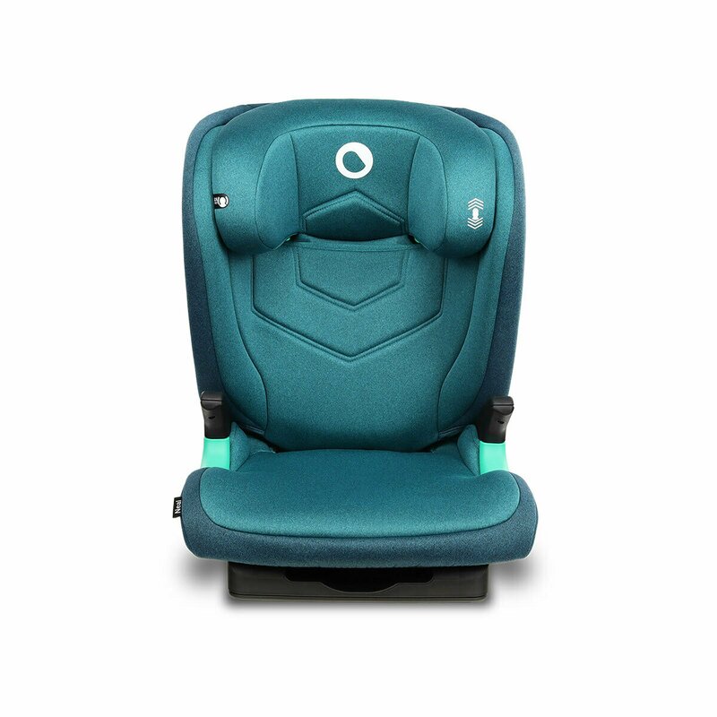 Scaun auto, Lionelo, Neal Turquoise, Spatar reglabil, Baza i-size, 15-36 Kg, cu Isofix, Conform cu standardul european de securitate ECE R129, Verde