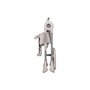 Lionelo - Scaun de masa Reglabil, 4 Pozitii pe inaltime, Spatar reglabil in 3 pozitii, Pliabil, Zanna, din Metal, Conform cu standardul european de securitate EN14988, Roz - 20