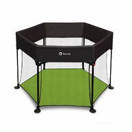 Lionelo - Tarc de joaca Roel, Pliere ultra-compacta, Conform cu standardul europeane de securitate EN12227, Green Limon