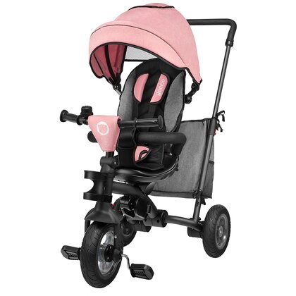 Lionelo - Tricicleta multifunctionala cu sezut reversibil, pliabila, Tris, Candy Rose/Grey, Resigilat
