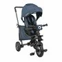 Tricicleta copii, Lionelo, Tris, Ultrapliabila, Multifunctionala, Mecanism de pedalare libera, Suport picioare, Control al directiei, Scaun reversibil, Rotire 360 grade, Conform cu standardul europeane de securitate EN71, Albastru - 1