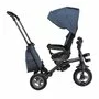 Tricicleta copii, Lionelo, Tris, Ultrapliabila, Multifunctionala, Mecanism de pedalare libera, Suport picioare, Control al directiei, Scaun reversibil, Rotire 360 grade, Conform cu standardul europeane de securitate EN71, Albastru - 12
