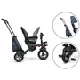 Tricicleta copii, Lionelo, Tris, Ultrapliabila, Multifunctionala, Mecanism de pedalare libera, Suport picioare, Control al directiei, Scaun reversibil, Rotire 360 grade, Conform cu standardul europeane de securitate EN71, Albastru - 16