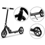 Trotineta, Lionelo, Luca, Copii/Adulti, Ultrapliabila, Pana la 100 Kg, Conform cu standardul european de securitate EN14619, Negru - 17