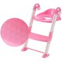 Reductor pentru toaleta cu scarita Little Mom Stair Potty Pink - 9