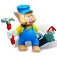 Bullyland - Figurina Disney Little Pigs, Mechanic
