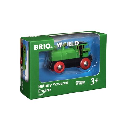 BRIO - Locomotiva Mica , Cu baterii, Verde